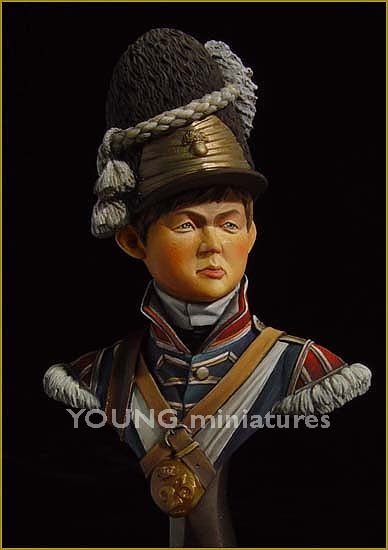 Young Miniatures YH1802 DRUMMER BOY 23RD FOOT ROYAL WELSH FUSILEERS 1/10 – immagine 2