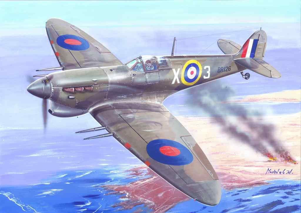 Kozavody Prostejov KPM0121 Spitfire Mk.Vc Quatre Canons au-dessus de Malte (1/72)