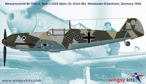 Wingsy Kits D5-08 German WWII Fighter MESSERSCHMITT Bf 109 E-3 1/48 – zdjęcie 16