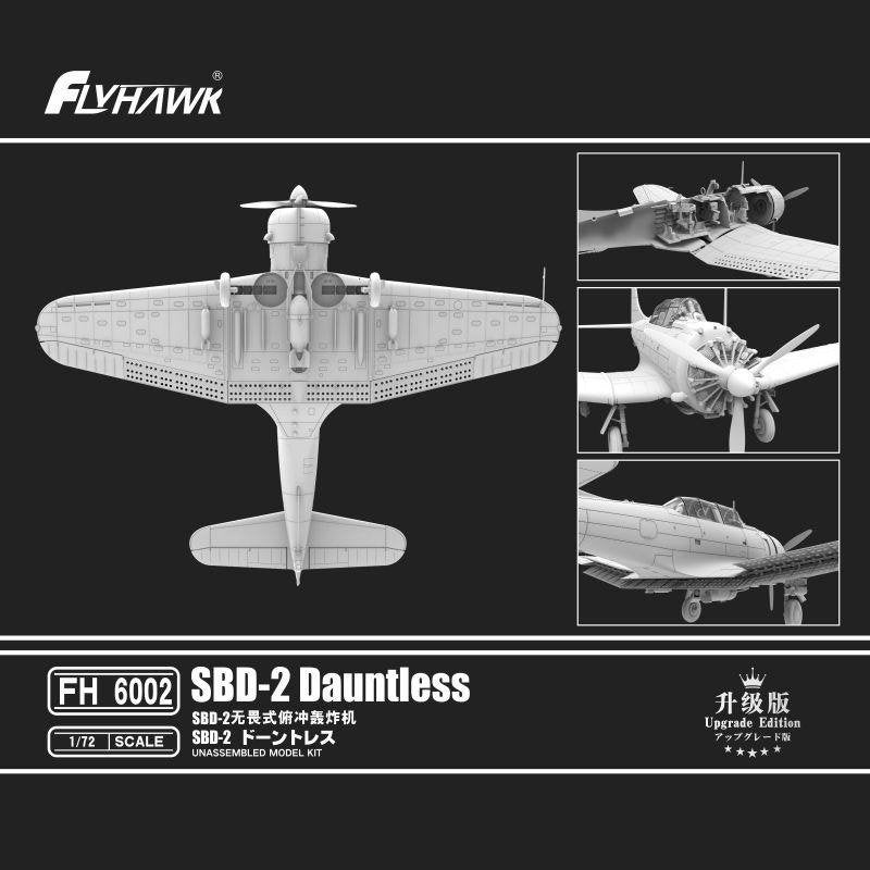 Flyhawk FH6002 SBD-2 Dauntless - Upgrade Edition 1/72 – image 2