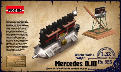 Moteur Roden 623 Mercedes D.III 1/32