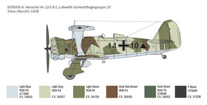 Italeri 2819 HENSCHEL HS 123 1/48 – zdjęcie 6