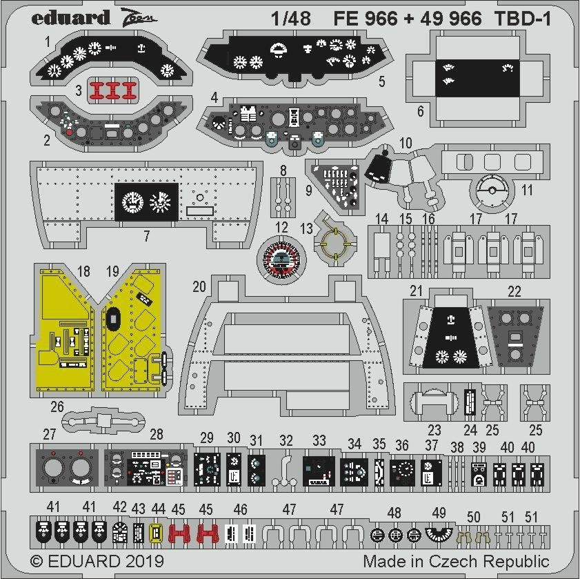 Eduard FE966 TBD-1 1/48 GREAT WALL HOBBY