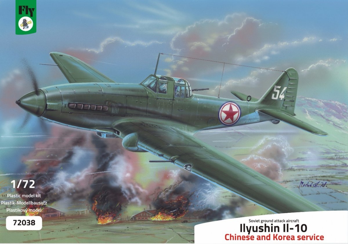 Fly 72038 Ilyushin Il-10 Chinese and Korea service 1/72