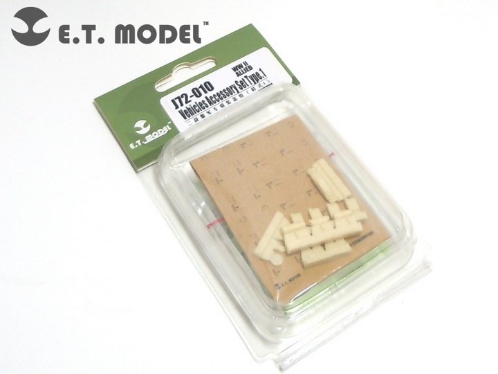 E.T. Model J72-010 WWII Allied Vehicles Accessory Set Type.1