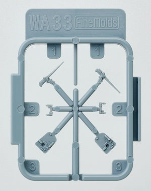 Fine Molds WA33 U.S.NAVY 5&amp;quot;/38 Caliber Gun (0pen Mount) 1/700 – immagine 2