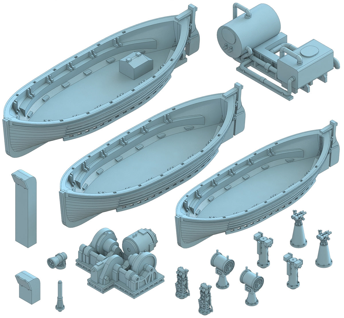 Hasegawa HP001 Antarctic research ship Soya Second Antarctic expedition 1/250 – Bild 13