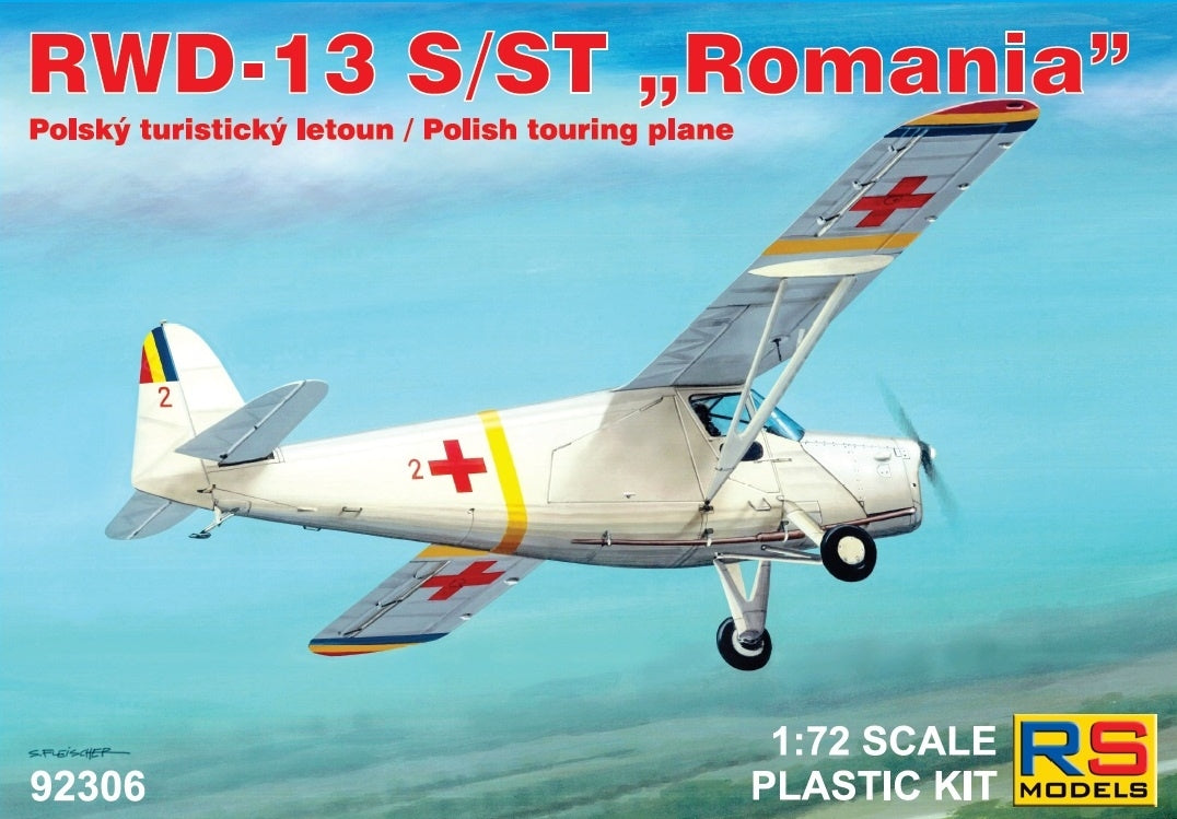 RS Models 92306 RWD-13S/ST "Romania" Polish Touring Plane 1/72