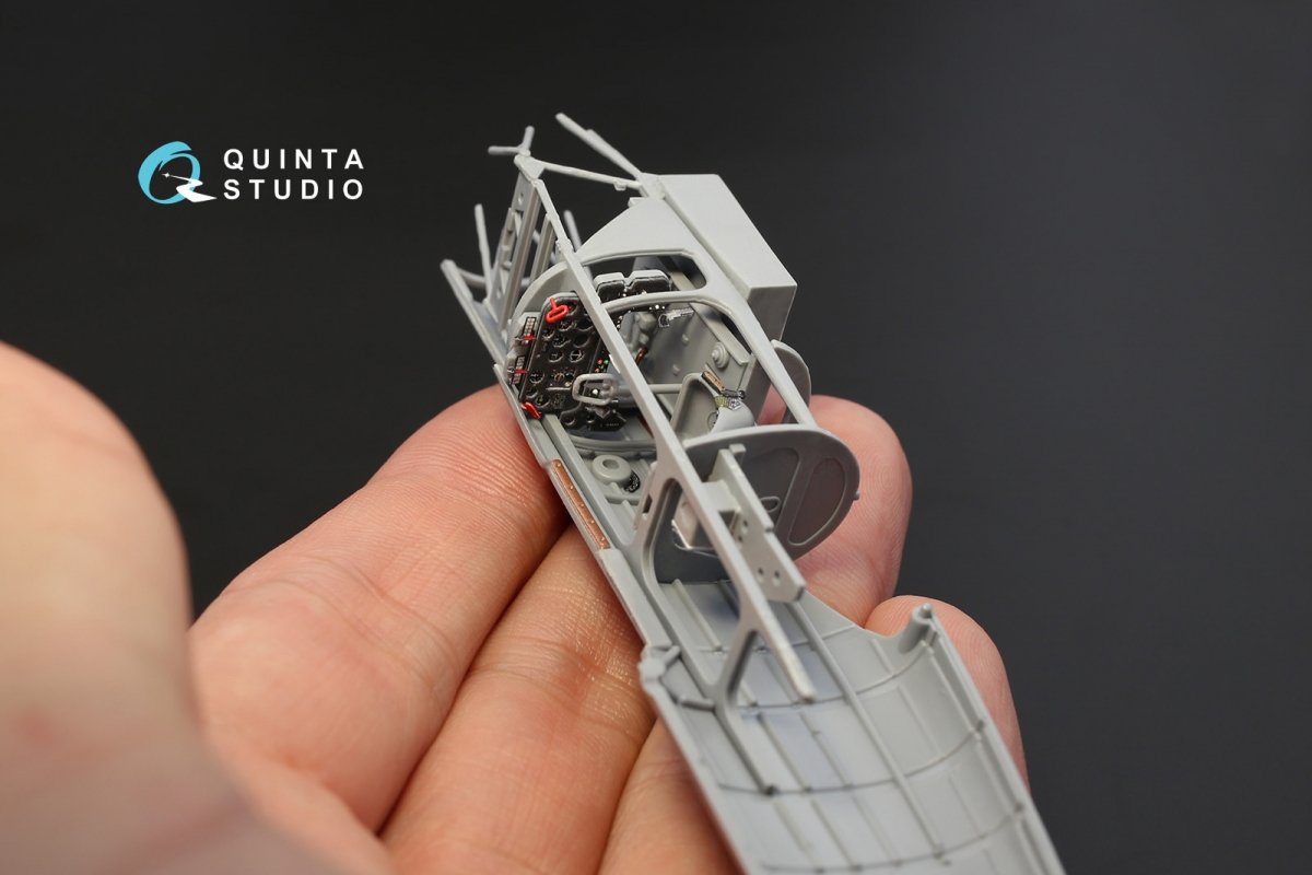 Quinta Studio QD48066 La-5FN 3D-Printed &amp;amp; coloured Interior on decal paper (for Zvezda kit) 1/48 – immagine 5