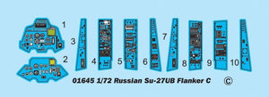 Trumpeter 01645 Russian Su-27UB Flanker C Fighter 1/72 – immagine 8