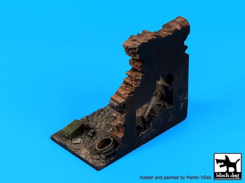 Black Dog D35115 Europe street ruin base 1/35 – immagine 2