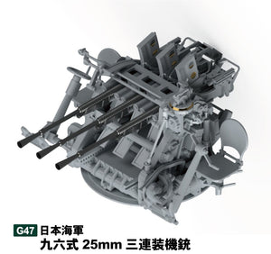 Pit-Road G47 IJN Type 96 25mm Triple AA Gun 1/35 – immagine 2