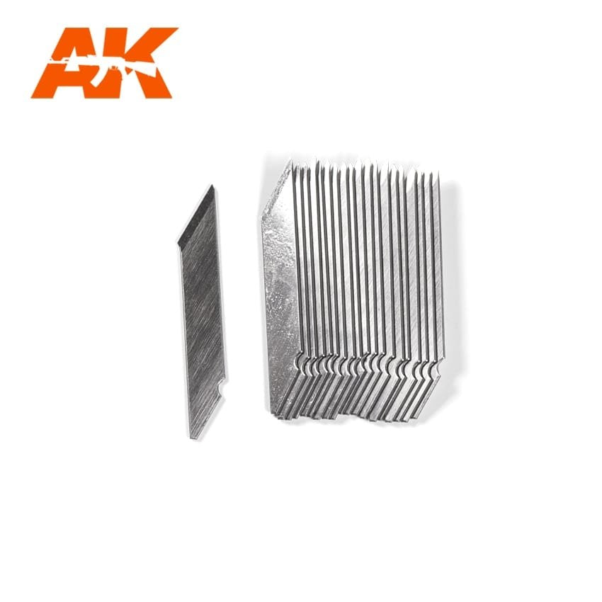 AK Interactive AK9011B CUTTER 20 SPARE BLADES – immagine 2