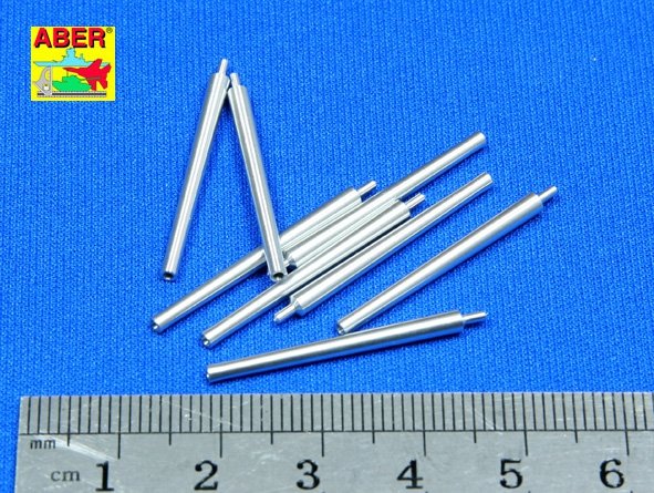 Aber 350L-08 Set of 8 pcs 406 mm barrels for Japanese ships Mutsu and Nagato 1/350 – Bild 2