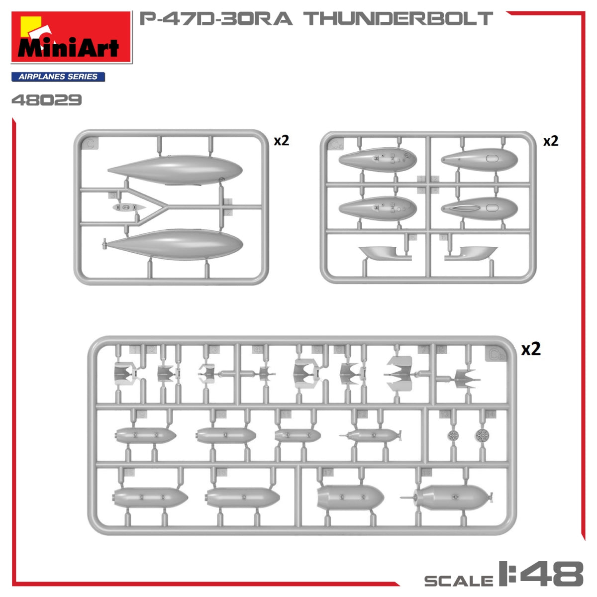 MiniArt 48029 P-47D-30RA THUNDERBOLT - Kit avancé 1/48 – image 6
