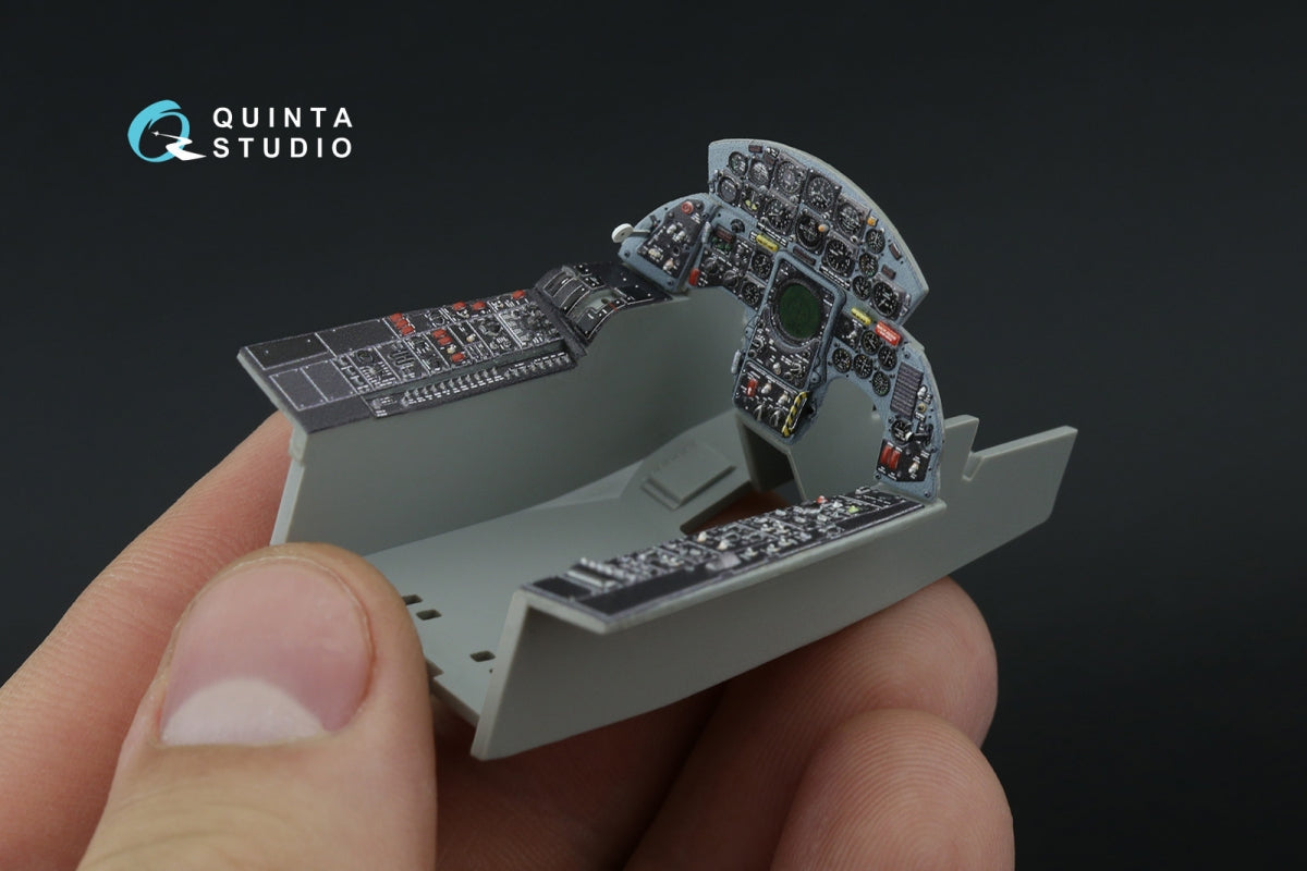 Quinta Studio QDS-32246 F-104A 3D-Printed &amp;amp; coloured Interior on decal paper (Italeri) (Small version) 1/32 – immagine 11