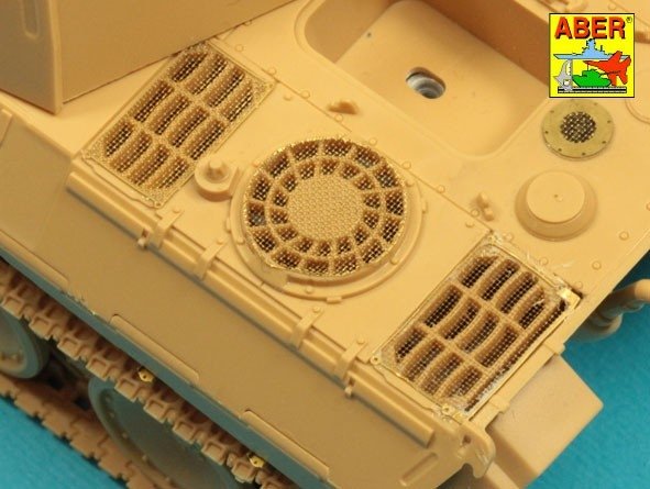 Aber 48A33 Grilles pour Panther D 1/48  – image 7