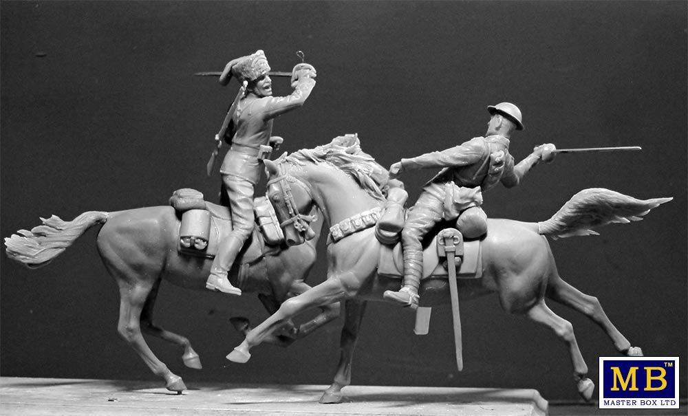 Master Box 35184 British and German Cavalrymen, WWI era – immagine 4