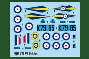 Hobby Boss 80289 RAF Gladiator 1/72 – immagine 4