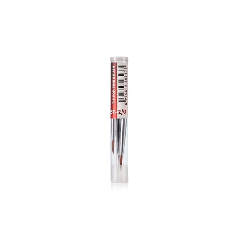 DSPIAE FBT-2/0 Fine Brush Tips 2/0 3PCS / Precision Brush Tips