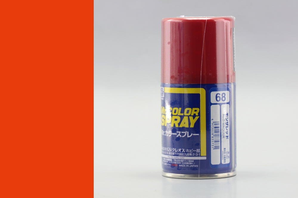 Mr.Hobby S-068 Red Madder - (Gloss) Spray