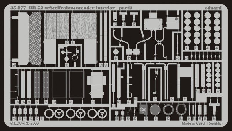 Eduard 35877 BR 52 w/ Steifrahmentender interior 1/35 Trumpeter – Bild 2