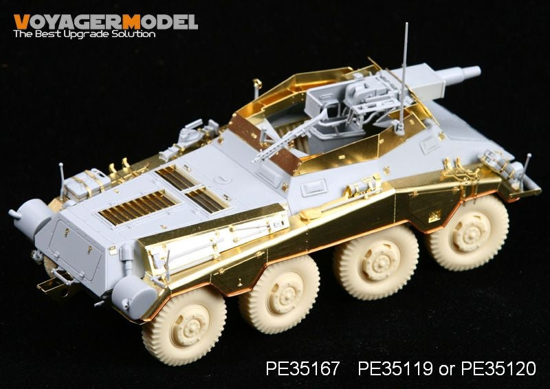 Voyager Model PE35167 WWII Sd.Kfz 234/3 8Rad For DRAGON 6257 1/35 – imagen 5