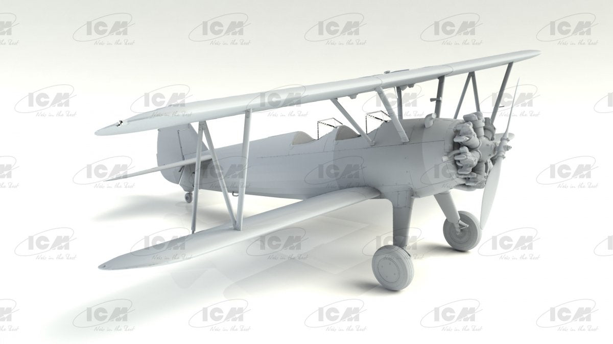 ICM 32051 Stearman PT-17 with American Cadets 1/32 – image 9