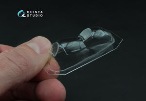 Quinta Studio QC72006 Mi-24/35 all bubble-version vacuformed clear canopy (for Zvezda kit) 1/72 – Bild 3