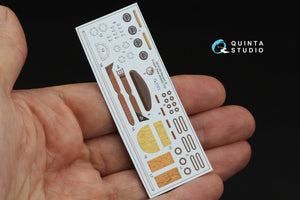 Quinta Studio QD32182 Nieuport XI 3D-Printed &amp;amp; coloured Interior on decal paper (CSM) 1/32 – Bild 3