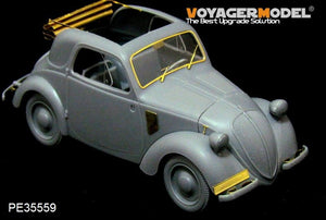 Maquette Voyager PE35559 Voiture d&amp;#39;état-major Simca 5 française (Armée allemande) pour TAMIYA 35321 1/35 – image 2