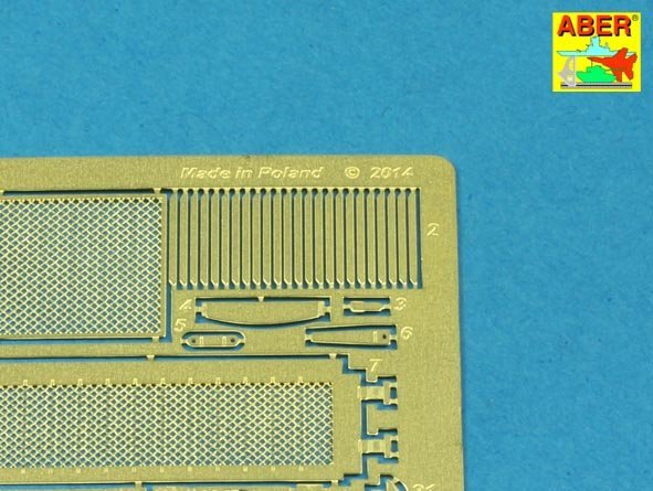 Aber 35G32 Grilles for Russian Tank T-55AM also for T-55AMV 1/35 – immagine 7