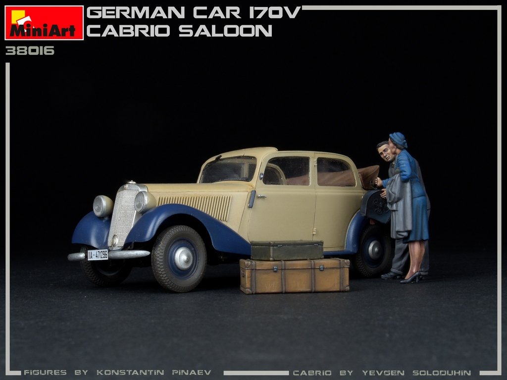 MiniArt 38016 GERMAN CAR 170V CABRIO SALOON 1/35 – Bild 2