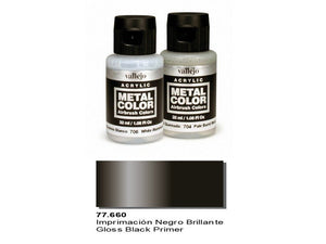 Vallejo 77660 Metal Color- Gloss Black Primer 32ml