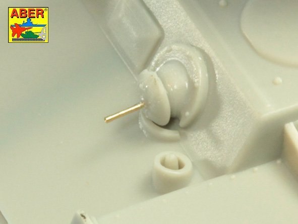 Aber 72L-70 Russian 107 mm ZIS-6 tank barrel for KV-2 1/72 – zdjęcie 9