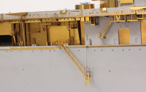 Pontos 27010fn 1/200 USS CV-6 Enterprise 1942 Detail Up Set (Teak Tone wooden deck) 1/200 – immagine 27