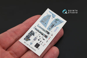 Quinta Studio QD48067 Su-25 3D-Printed &amp;amp; colored Interior on decal paper (for KP kit) 1/48 – image 4