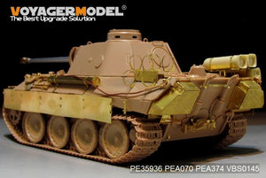 Voyager Model PE35936 WWII German Panther D w/&amp;quot;Stadtgas&amp;quot; Fuel Tanks Basic For MENG TS-038 1/35 – immagine 5