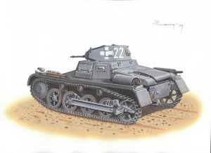 Attack 72866 PzKpfw I Ausf. A late production 1/72