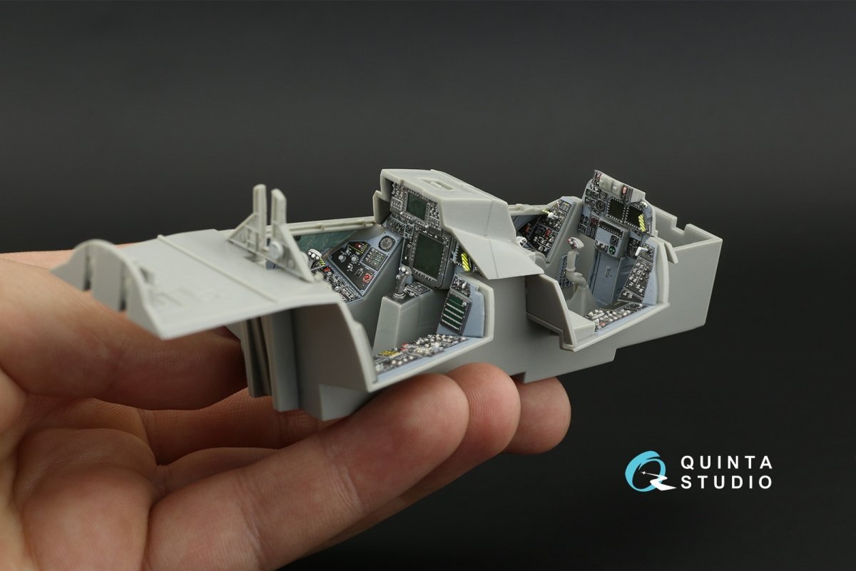 Quinta Studio QD32033 F-14D 3D-Printed &amp;amp; coloured Interior on decal paper ( Trumpeter ) 1/32 – immagine 3