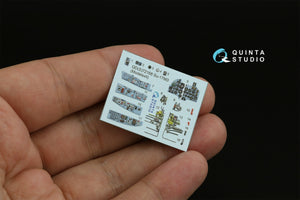 Quinta Studio QDS-72168 Su-17M3 3D-Printed coloured Interior on decal paper (Modelsvit) (small version) 1/72 – immagine 3