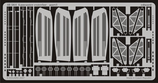 Eduard BIG4882 LANCASTER 1/48 TAMIYA – immagine 11