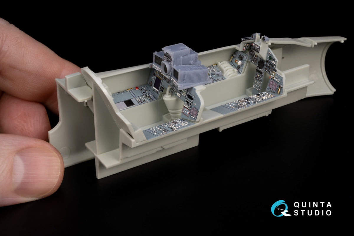 Quinta Studio QDS+48264 Tornado ECR Italian 3D-Printed coloured Interior on decal paper (Revell) (small version) (with 3D-printed resin parts) 1/48 – zdjęcie 13