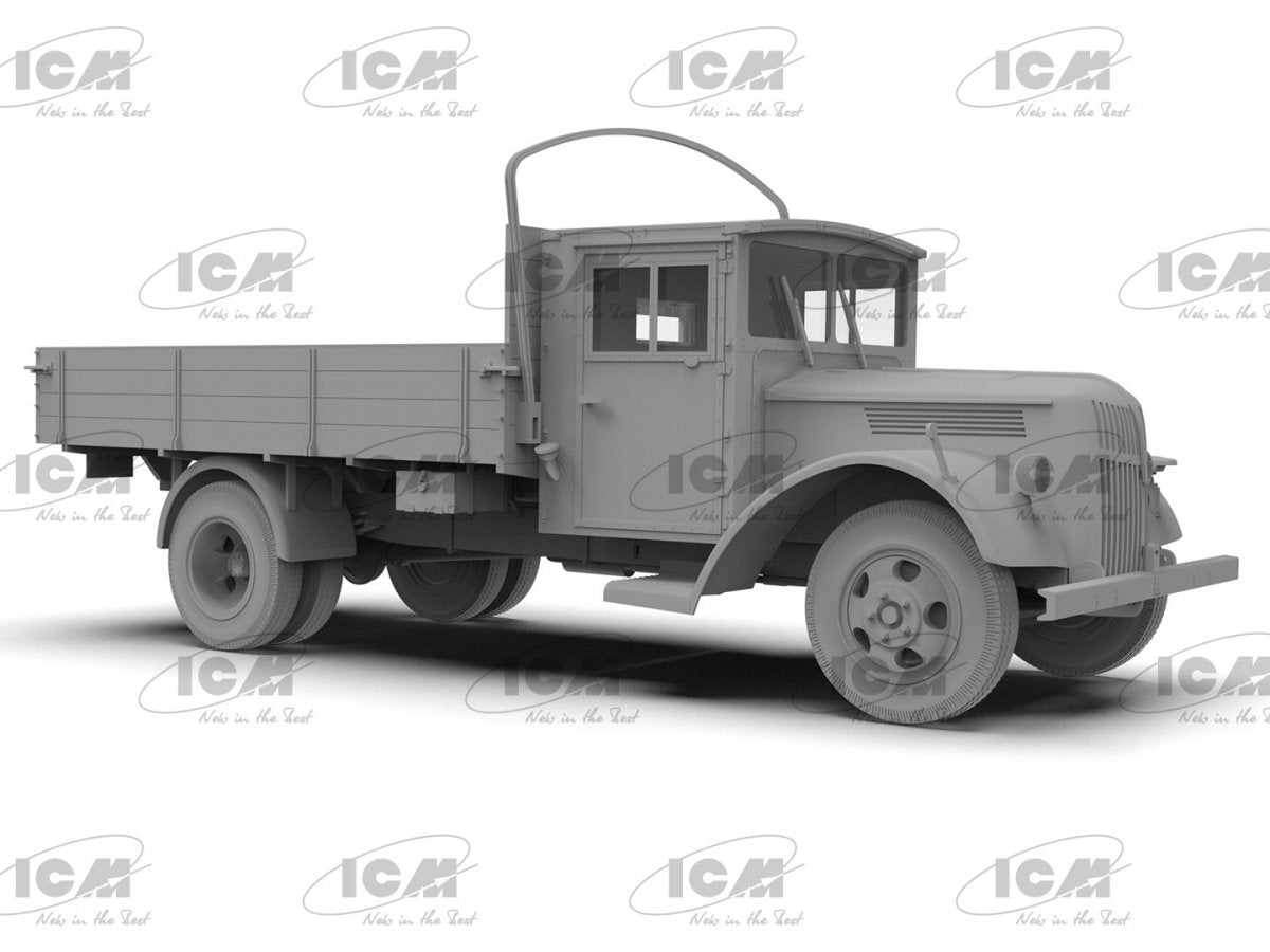 ICM 35409 V3000S Einheitsfahrerhaus WWII German Truck 1/35 – immagine 3