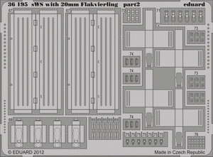 Eduard 36195 sWS with 20mm Flakvierling GREAT WALL HOBBY 1/35 – Bild 2