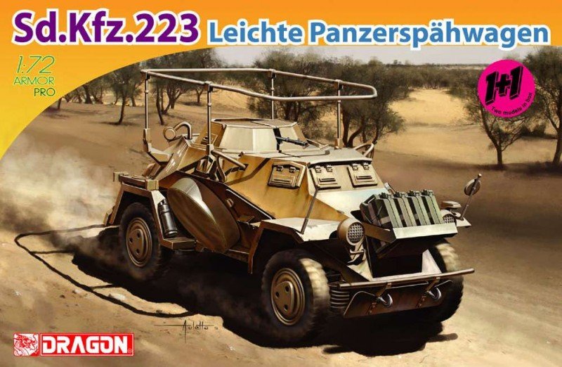 Dragon 7420 SD.Kfz.223 Panzerfunkwagen 1/72