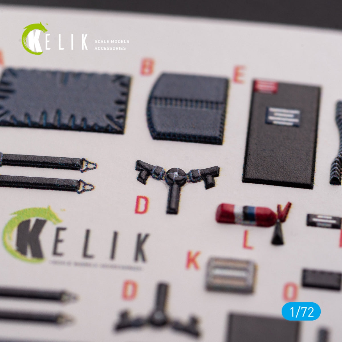 KELIK K72078 CH-53D Sea Stallion interior 3D decals for Fujimi/Academy kit 1/72 – zdjęcie 4