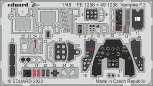 Eduard 491258 Vampire F.3 AIRFIX 1/48