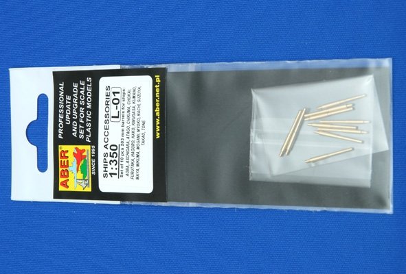 Aber 350L-01 Set of 10 pcs 203 mm barrels for Japan ships 1/350 – Bild 4