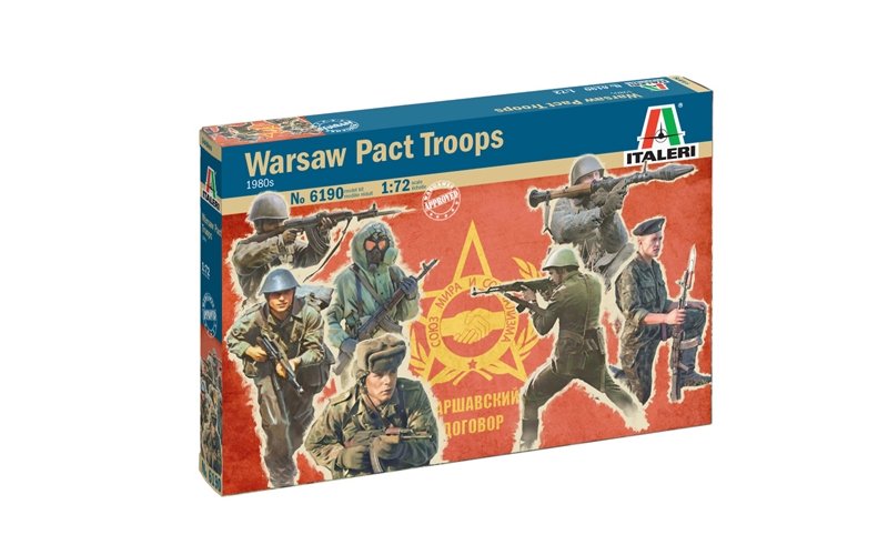 Italeri 6190 Troupes du Pacte de Varsovie, années 1980, échelle 1/72